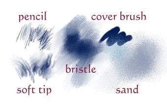 watery brushes